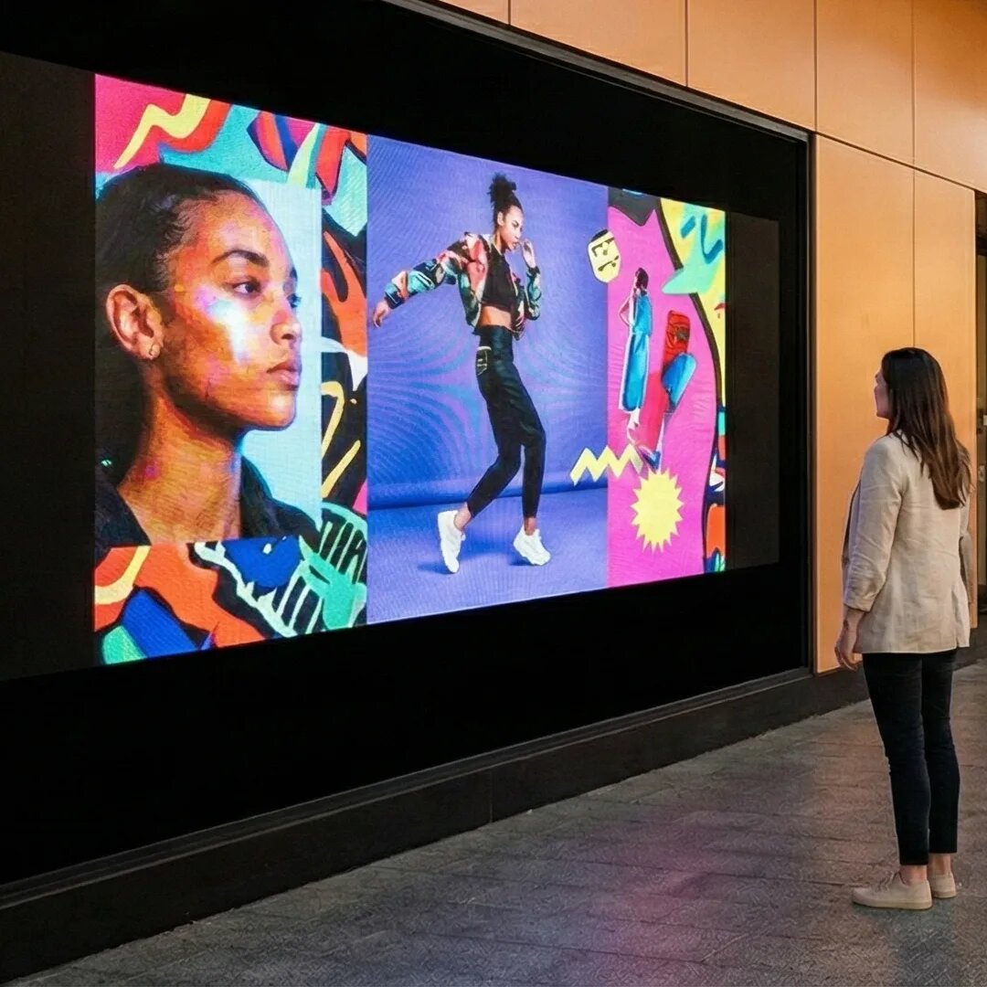 Digital out-of-home DOOH advertising screen